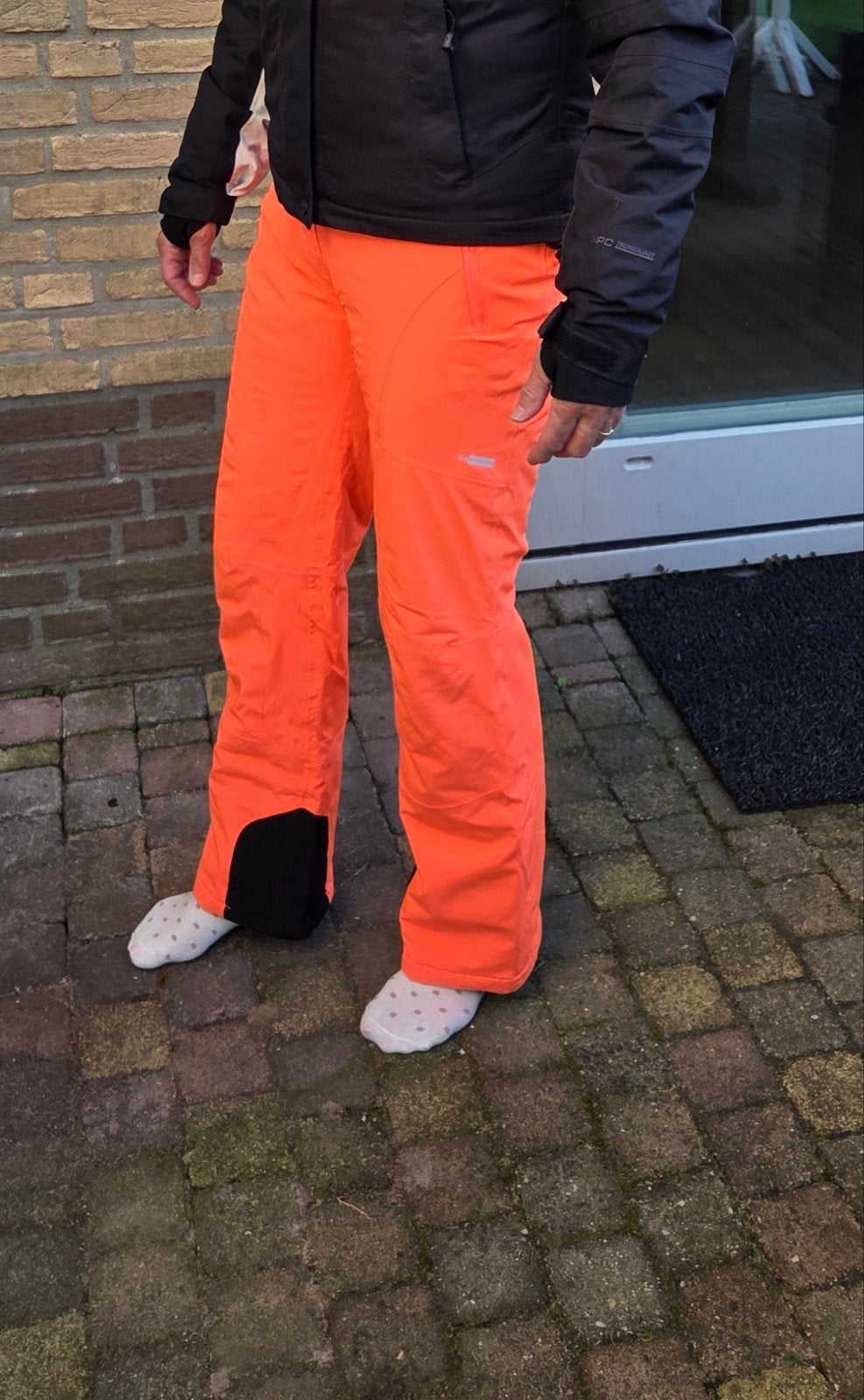 Oranje Icepeak skibroek, maat 40, Icepeak, Ophalen of Verzenden, Zo goed als nieuw, Broek