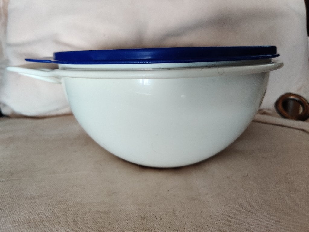 1 superkom 1,4 L. Tupperware, Ophalen of Verzenden, Gebruikt, Blauw, Overige typen