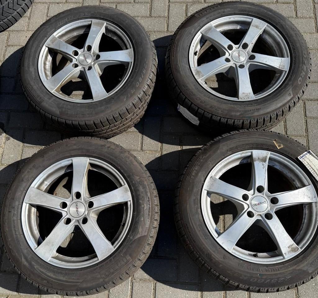 BMW Dezent 17 inch wielen Pirelli winterbanden, Auto-onderdelen, Banden en Velgen, Ophalen, Gebruikt, Banden en Velgen, 17 inch