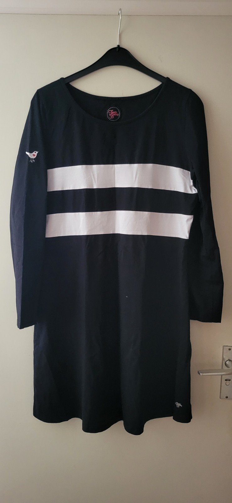 Tante Betsy jurk XL, Kleding | Dames, Ophalen of Verzenden, Zo goed als nieuw, Zwart, Jurk