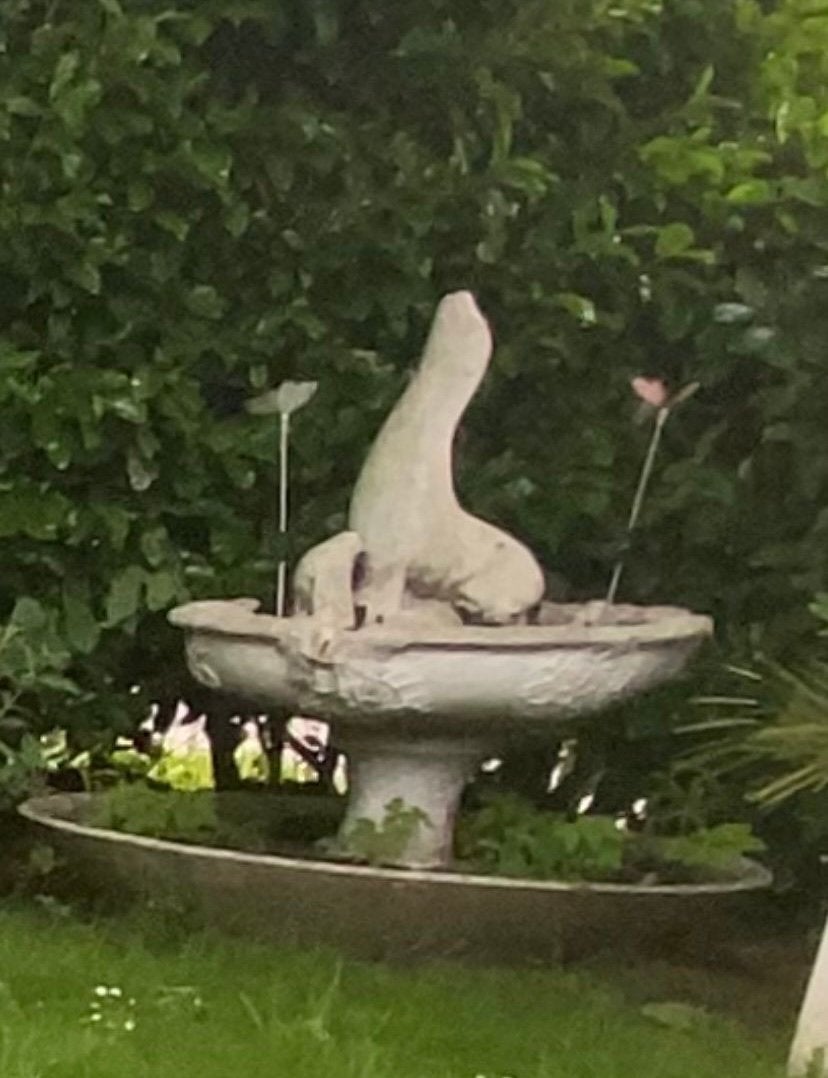 Fontein, Tuin en Terras, Ophalen, Gebruikt, Beton, Fontein