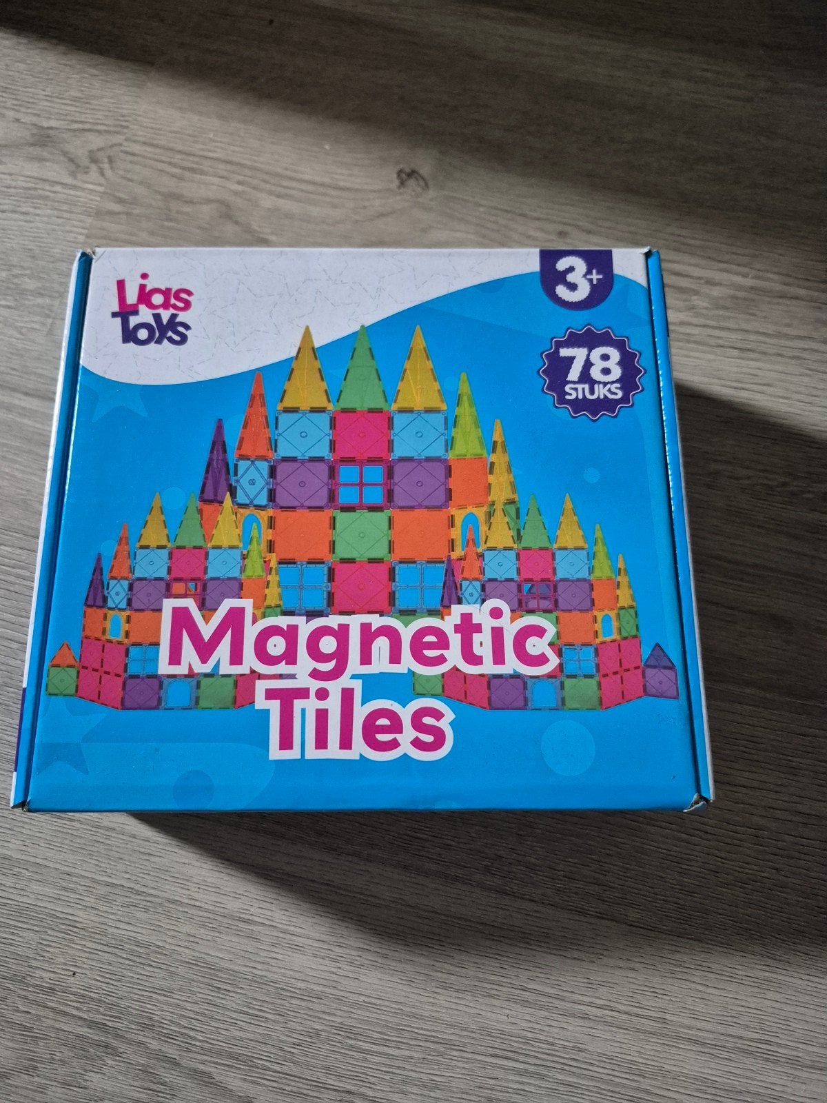 Magnetic Tiles - 78 stuks - Montessori open einde speelgoed, Overige merken, Onbekend, Nieuw, Ophalen of Verzenden