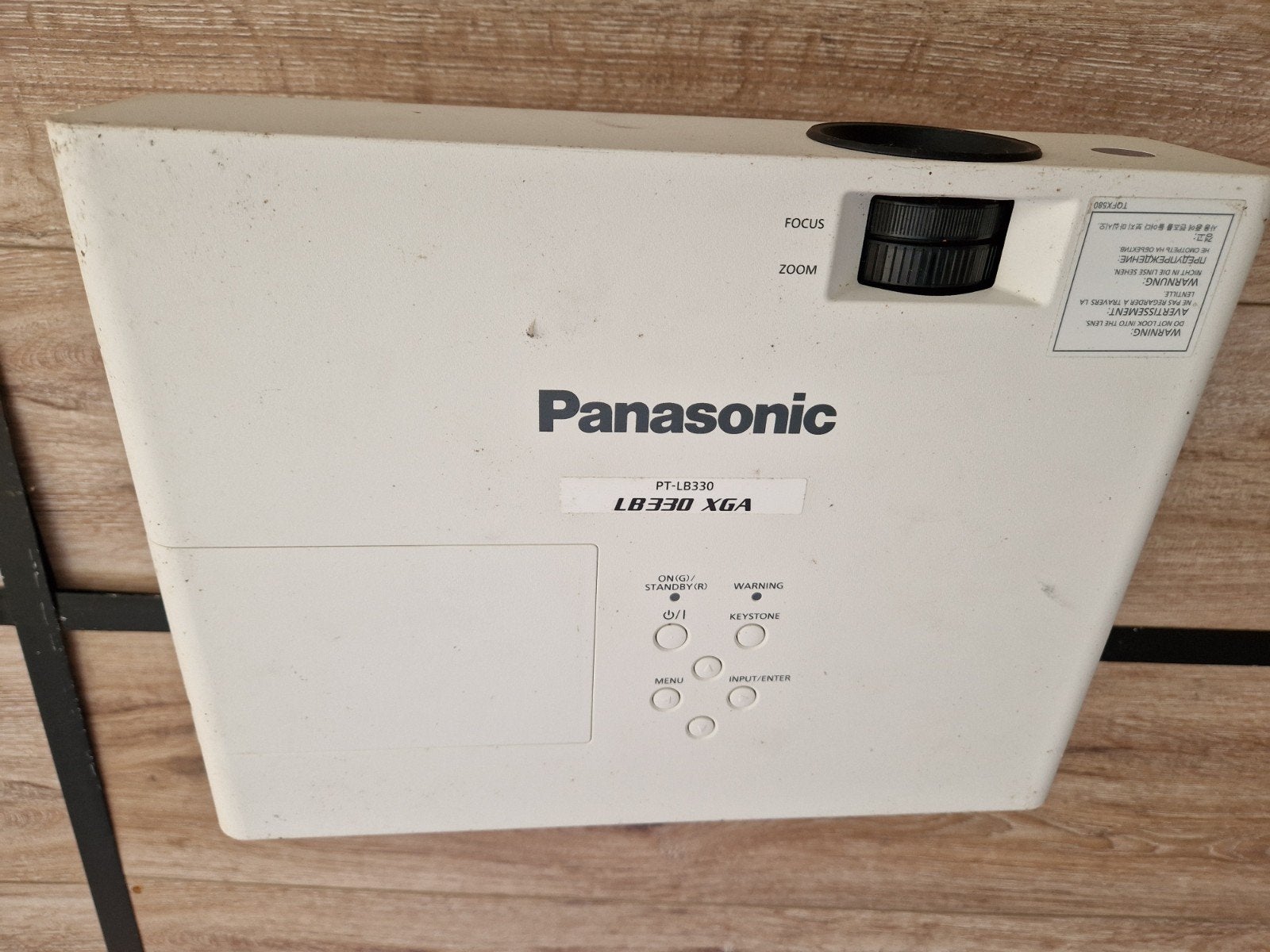 Panasonic PT-LB330 XGA Beamer Projector met Projecta scherm, Ophalen, Panasonic, Overige resoluties, Gebruikt
