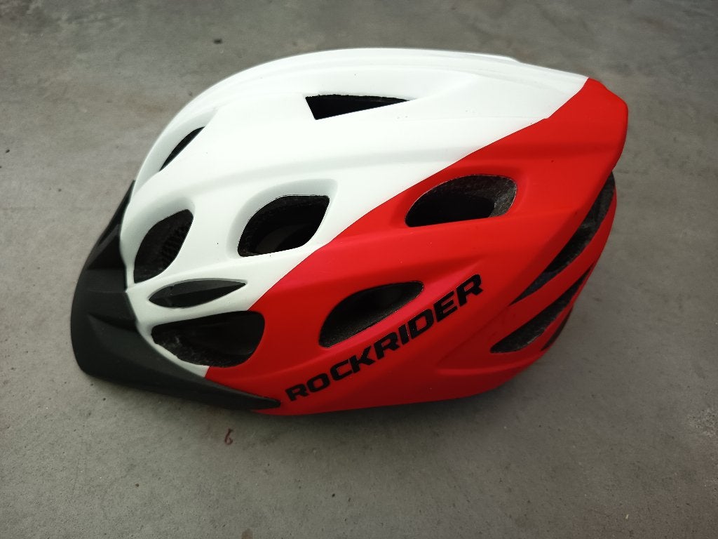 NIEUW - fietshelm voor kinderen - rood/wit/zwart, S, Jongen of Meisje, Nieuw, Ophalen of Verzenden