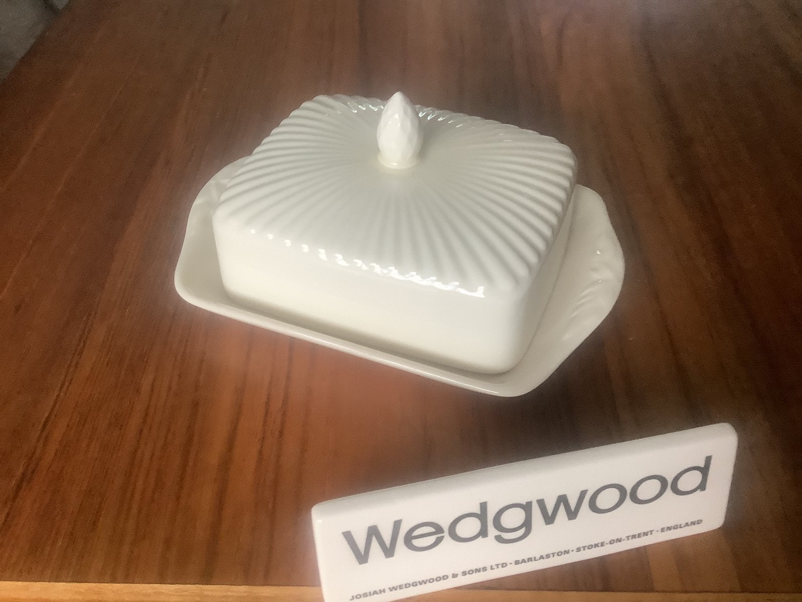 Zgan botervloot WEDGWOOD EDME, Overige typen, Ophalen of Verzenden, Zo goed als nieuw, Wedgwood
