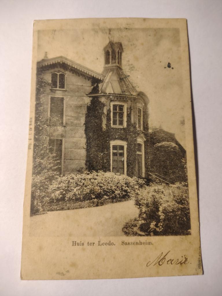Sassenheim Huis ter Leede., Ophalen of Verzenden, Utrecht