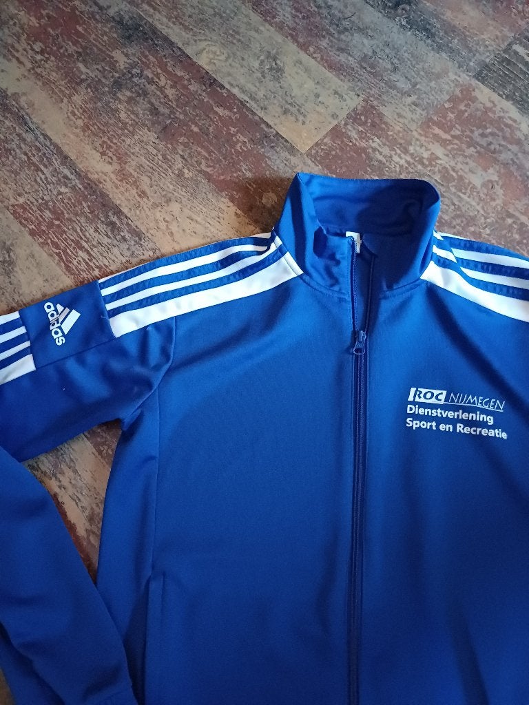 Kleding roc opleiding  sport, Blauw, Ophalen of Verzenden, Zo goed als nieuw, Adidas