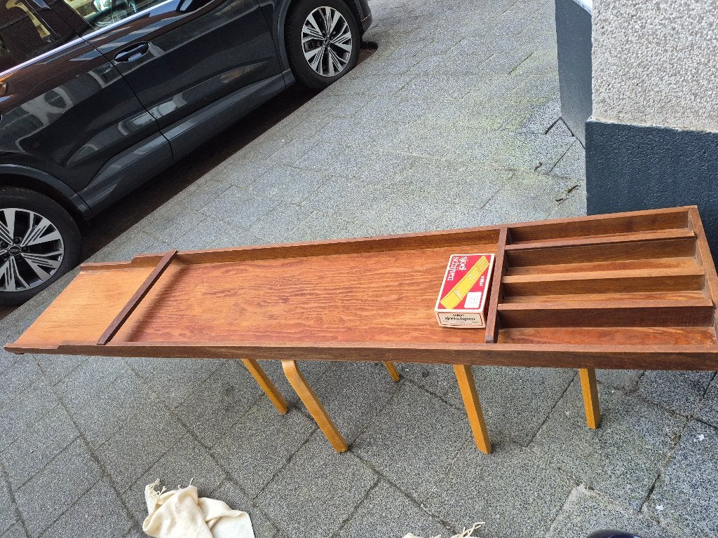 Sjoelbak, originele grenen van Homas, Een of twee spelers, Ophalen, Gebruikt, Homas