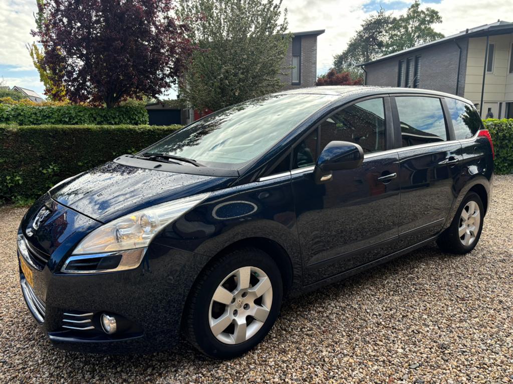 Peugeot 5008 1.6 VTI 7Pers 2010 | PANO | CLIMA | TREKHAAK |, Voorwielaandrijving, Stof, 4 cilinders, Blauw