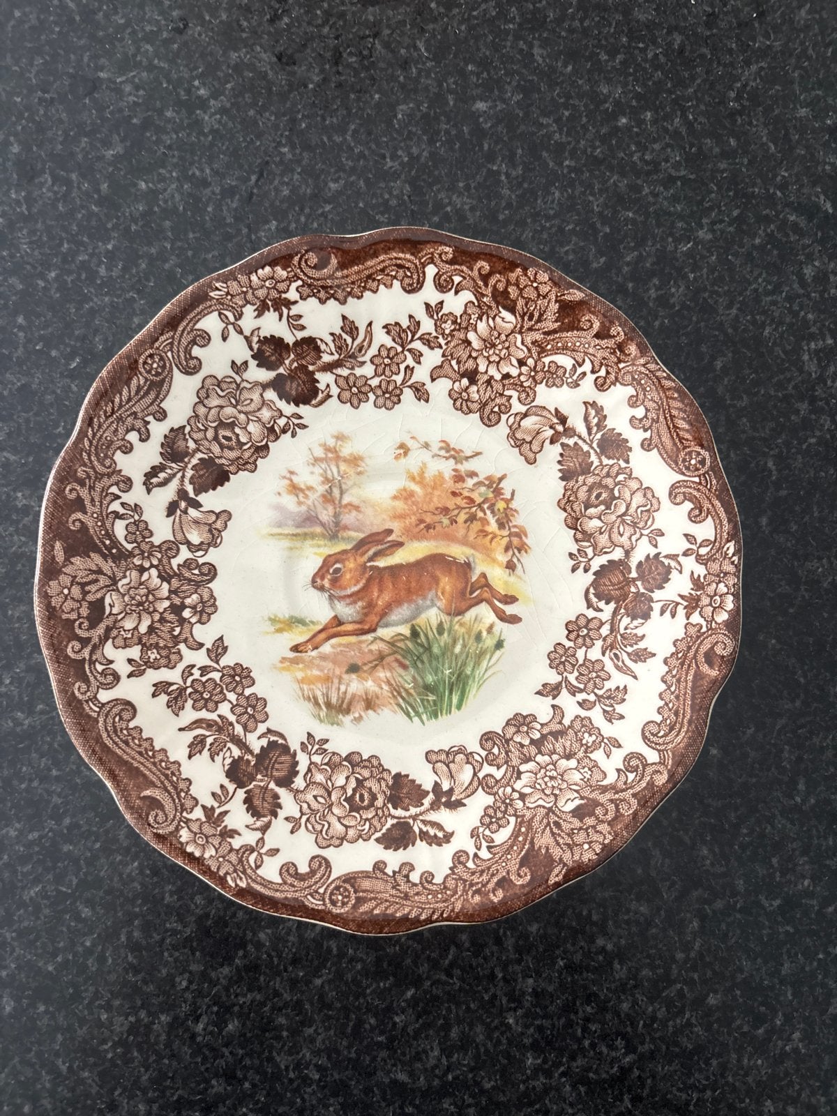Palissy Game Series schotel met haas - Royal Worcester, Ophalen of Verzenden