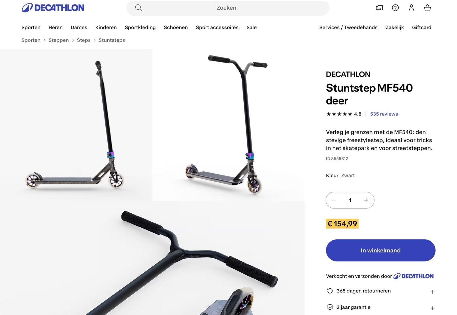 Stuntstep MF540 - Ideaal voor tricks in skatepark, Ophalen, Gebruikt, Gewone step
