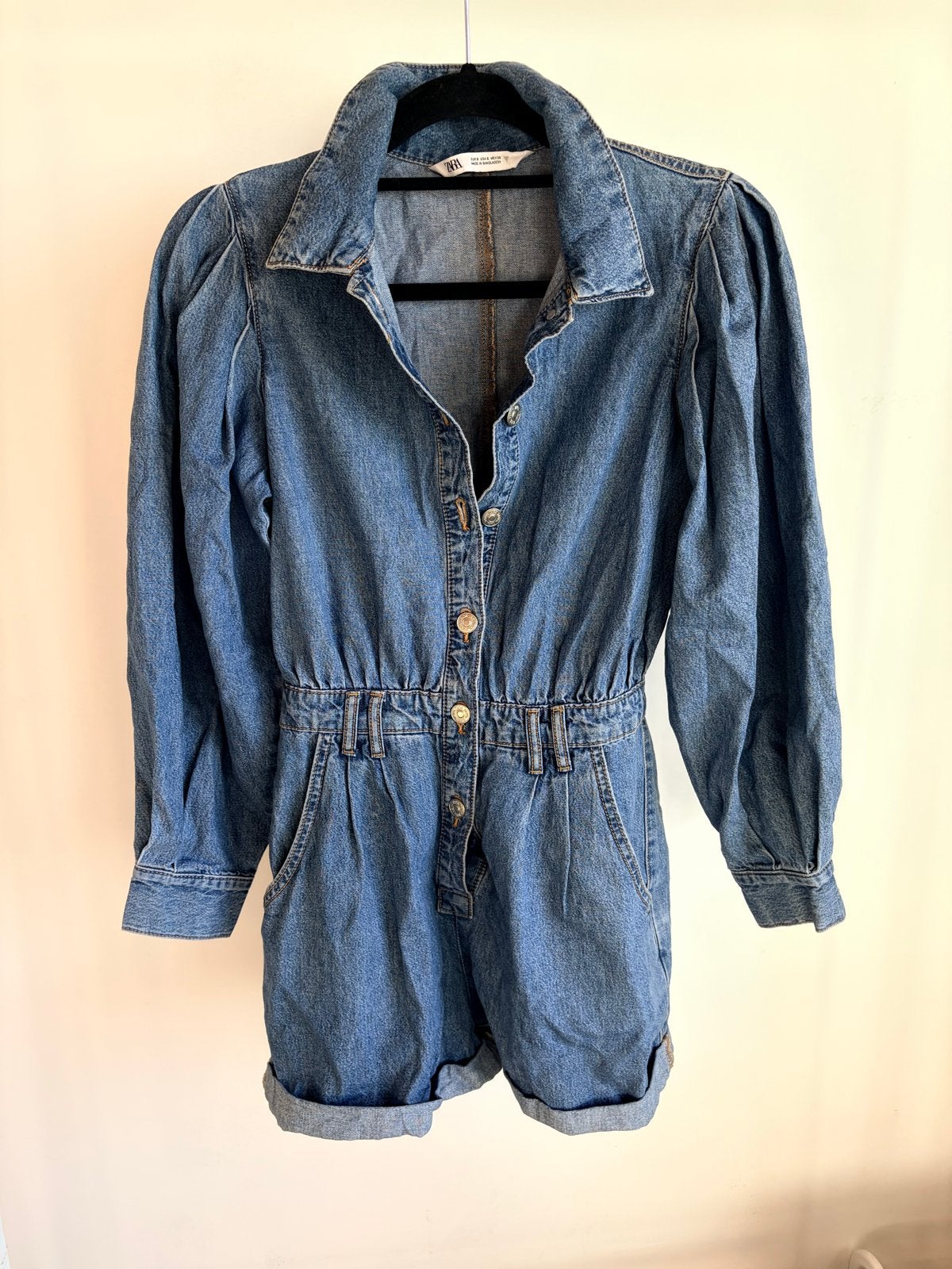Zara Denim Jumpsuit Maat S - Nieuw, Ophalen of Verzenden, Nieuw, Maat 36 (S), Blauw