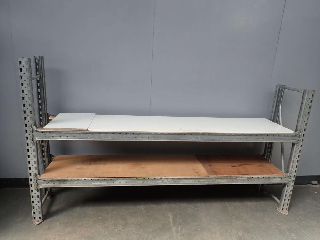 Werkbank van 290cm breed / Stelling / Palletstelling, Doe-het-zelf en Verbouw, Niet ingevuld, Gebruikt, Niet ingevuld, Ophalen of Verzenden