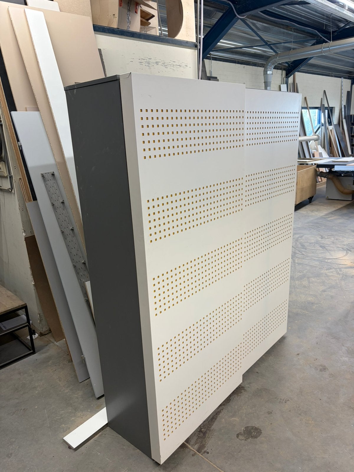 archiefkast met schuifdeuren, Ophalen, Gebruikt, 150 tot 200 cm, Meerdere deuren