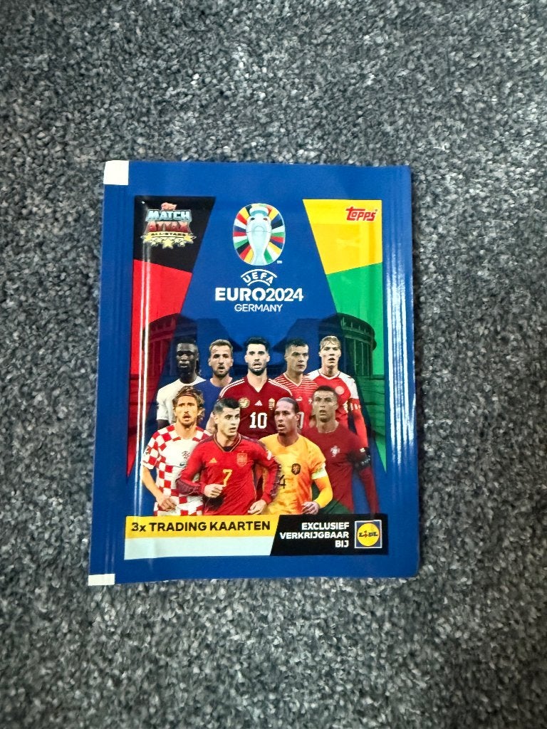 Topps Match Attax UEFA EURO2024 Lidl Exclusive Geseald Pakje, Ophalen of Verzenden, Nieuw, Buitenlandse clubs, Poster, Plaatje of Sticker