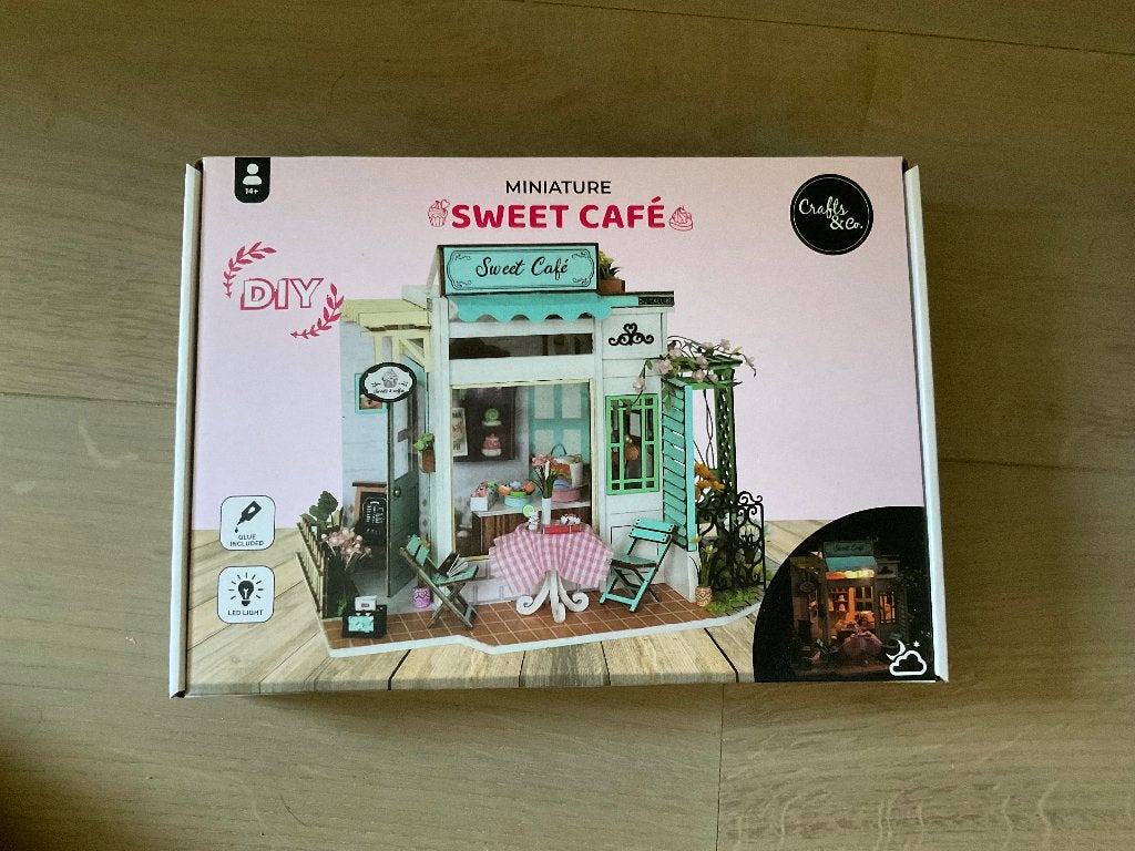 Miniature sweet café crafts & co, Ophalen, Overige thema's, Nieuw, Hout