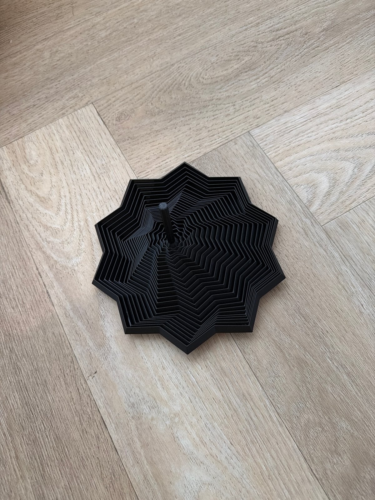 Uniek 3D-geprint decoratief object - Zwart, Ophalen of Verzenden, Object, Zwart, Kunststof