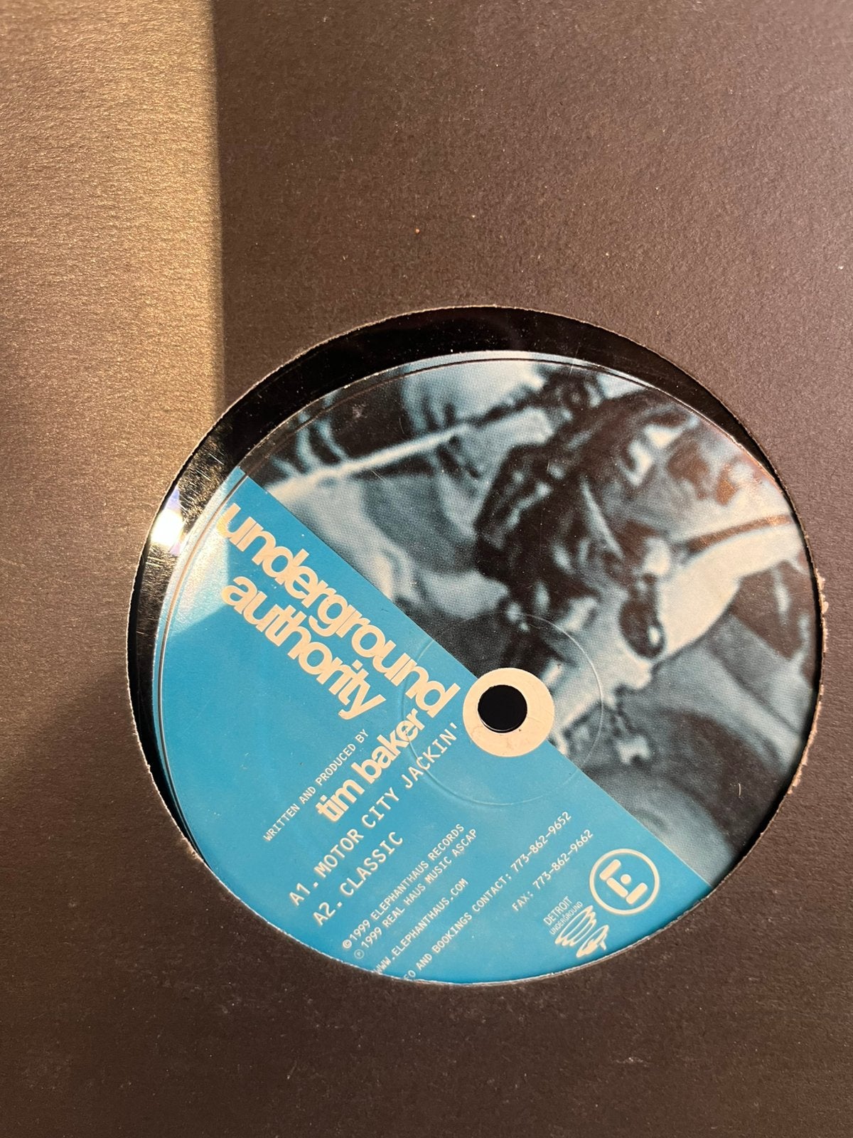 Tim Baker - Motor City Jackin' / Classic (Underground Author, Ophalen of Verzenden, 1990 - 1999, Gebruikt, 12 inch