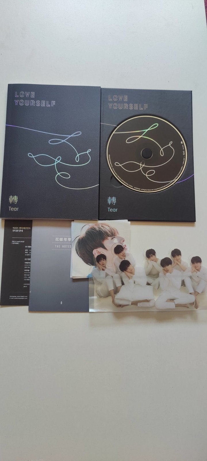 BTS album Love Yourself: Tear  (Versie O), Ophalen of Verzenden, Zo goed als nieuw, Album, Overige genres