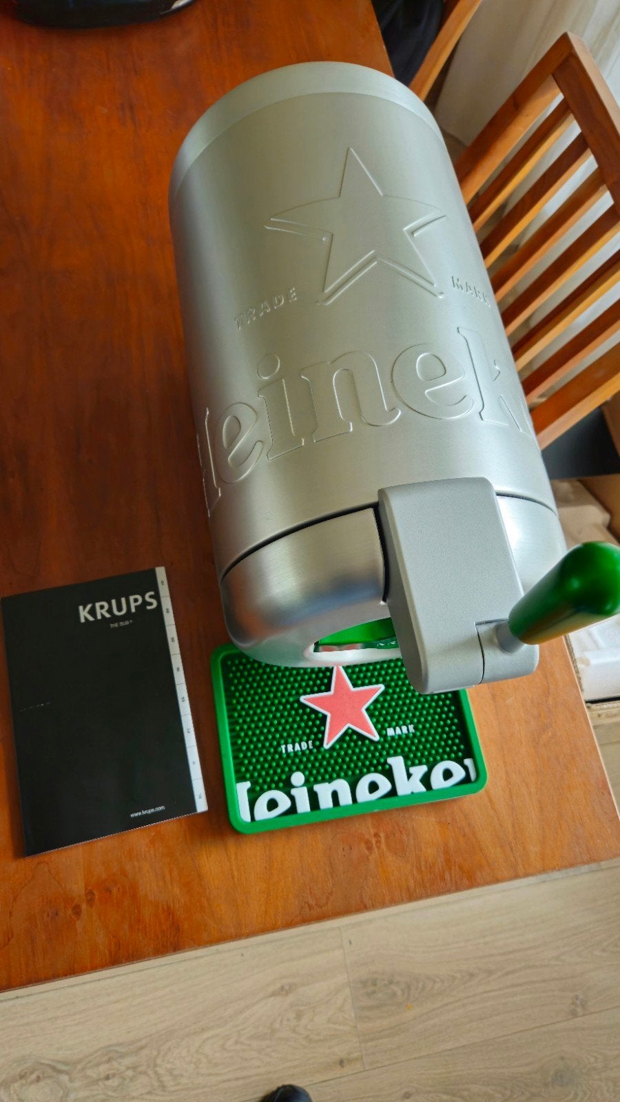 Heineken biertap, Ophalen, Nieuw, Glas of Glazen, Heineken