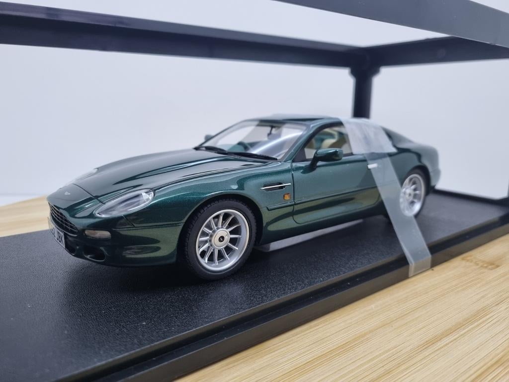 Cultscale Aston Martin DB7 Buckinghamshire Green 1:18, Overige merken, B, Auto, Nieuw