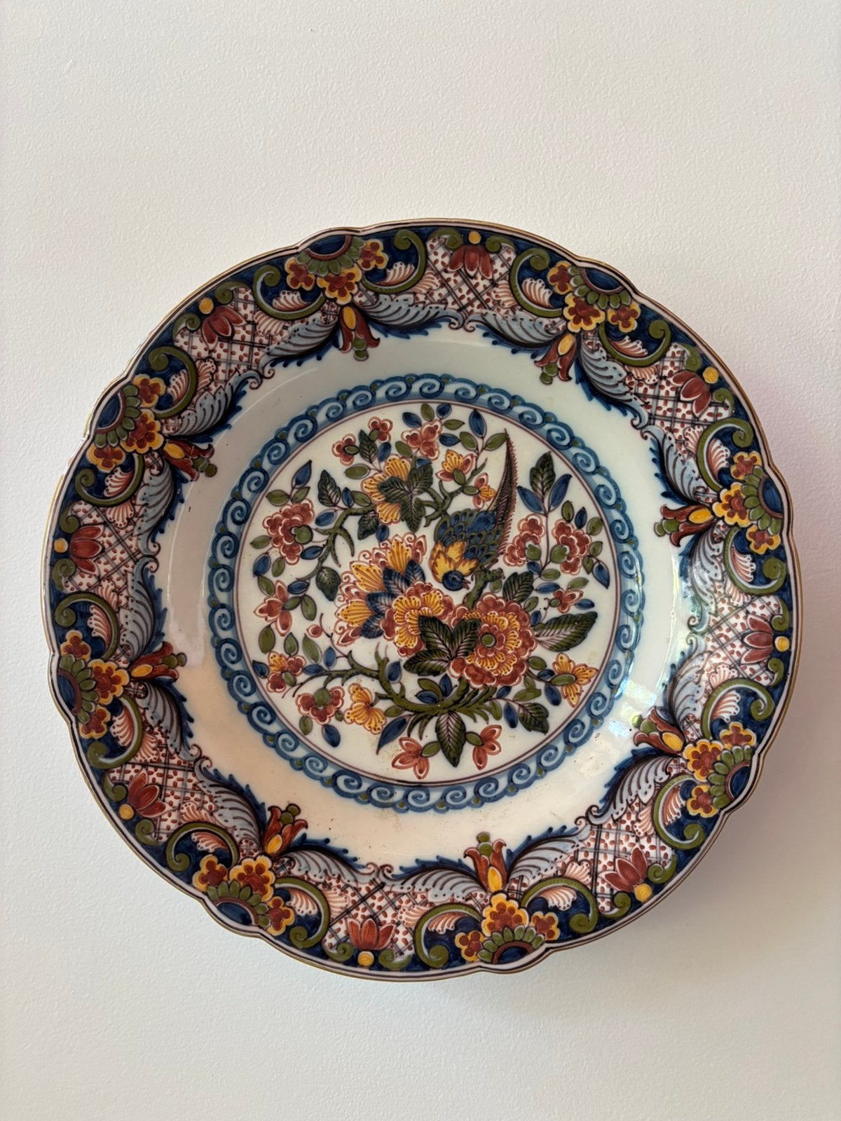 Makkum wandbord diameter 35 cm, Ophalen