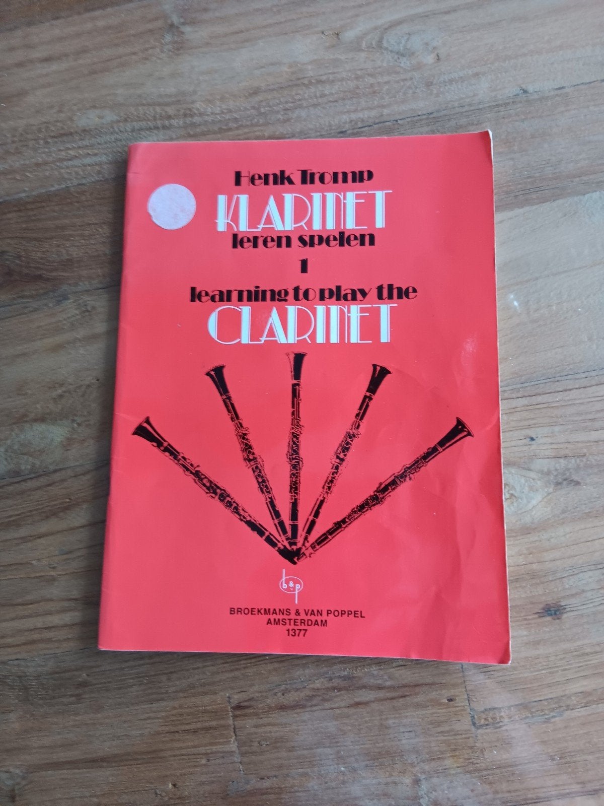 Klarinet leren spelen - Henk Tromp (Boek 1), Gebruikt, Overige genres, Les of Cursus, Ophalen of Verzenden