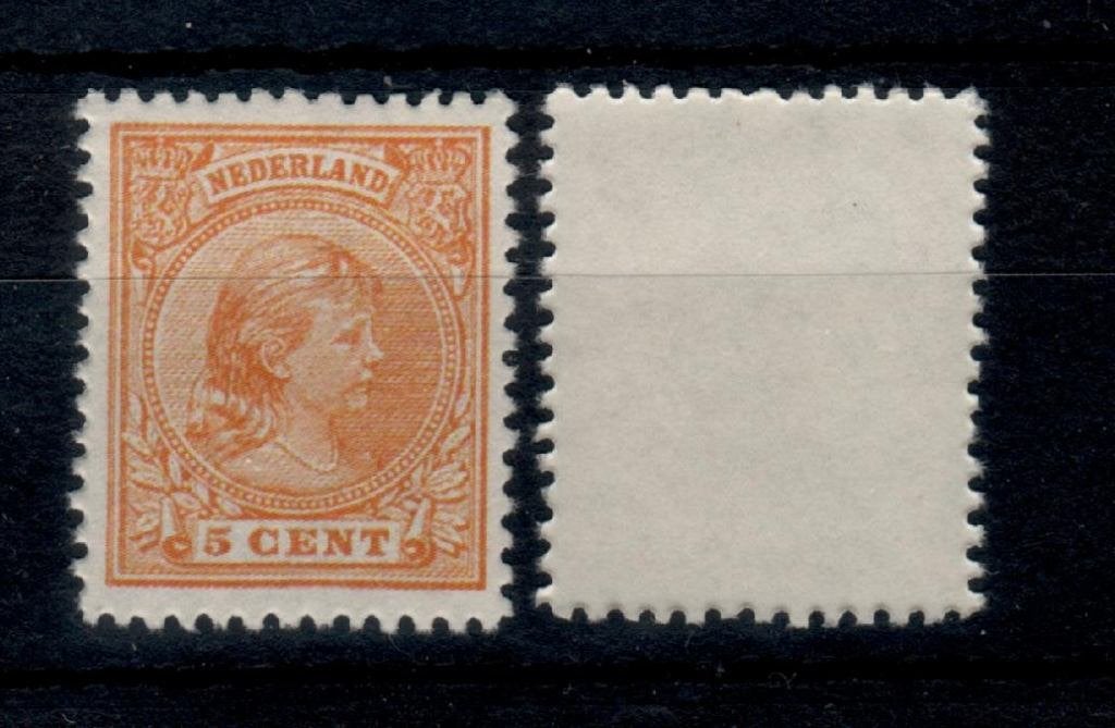 A117) 1891 NL nr 35F €5000 MNH geen garantie, Verzenden, T/m 1940, Postfris