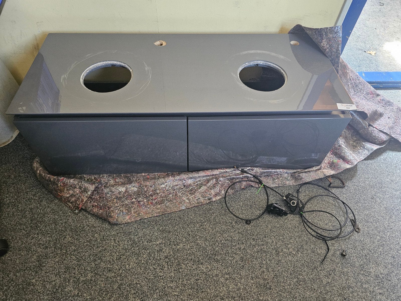 Villeroy & Boch Legato badkamermeubel - Grijs, 120x50 cm, Ophalen, Gebruikt, 100 tot 150 cm, Minder dan 100 cm