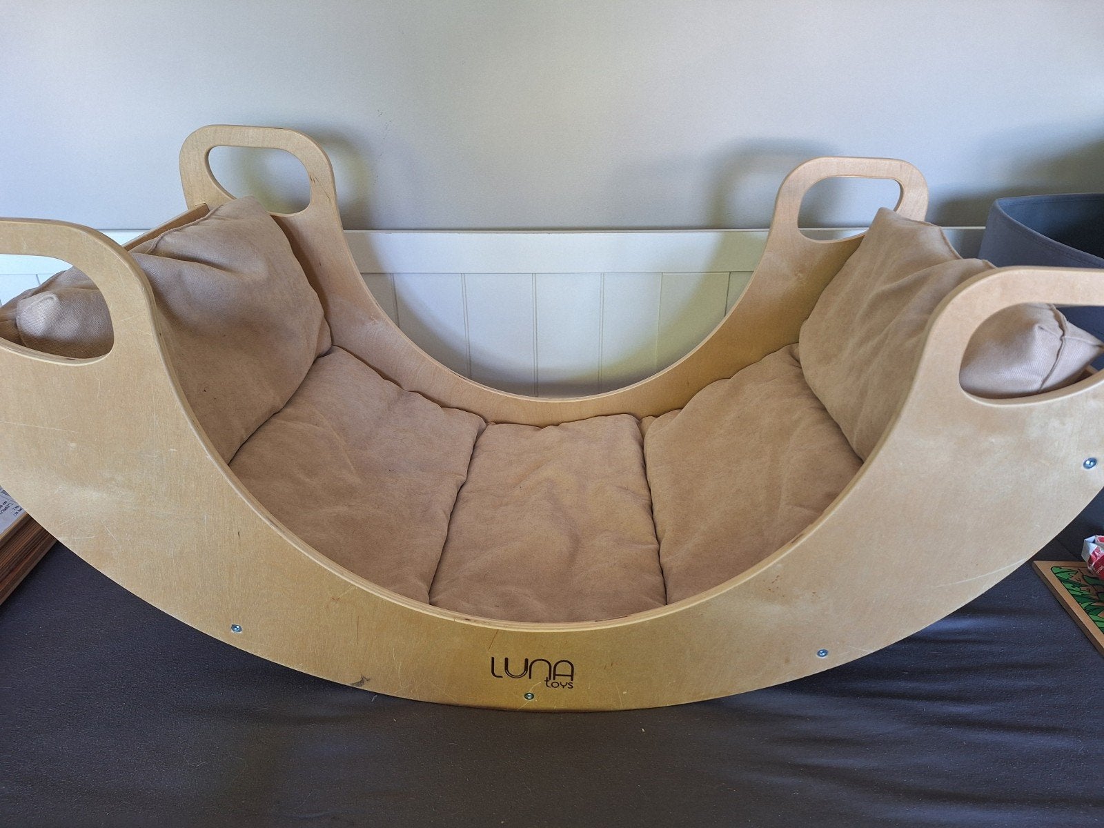 Luna Toys Schommel/Klimboog met Kussen, Ophalen, Gebruikt, Schommel