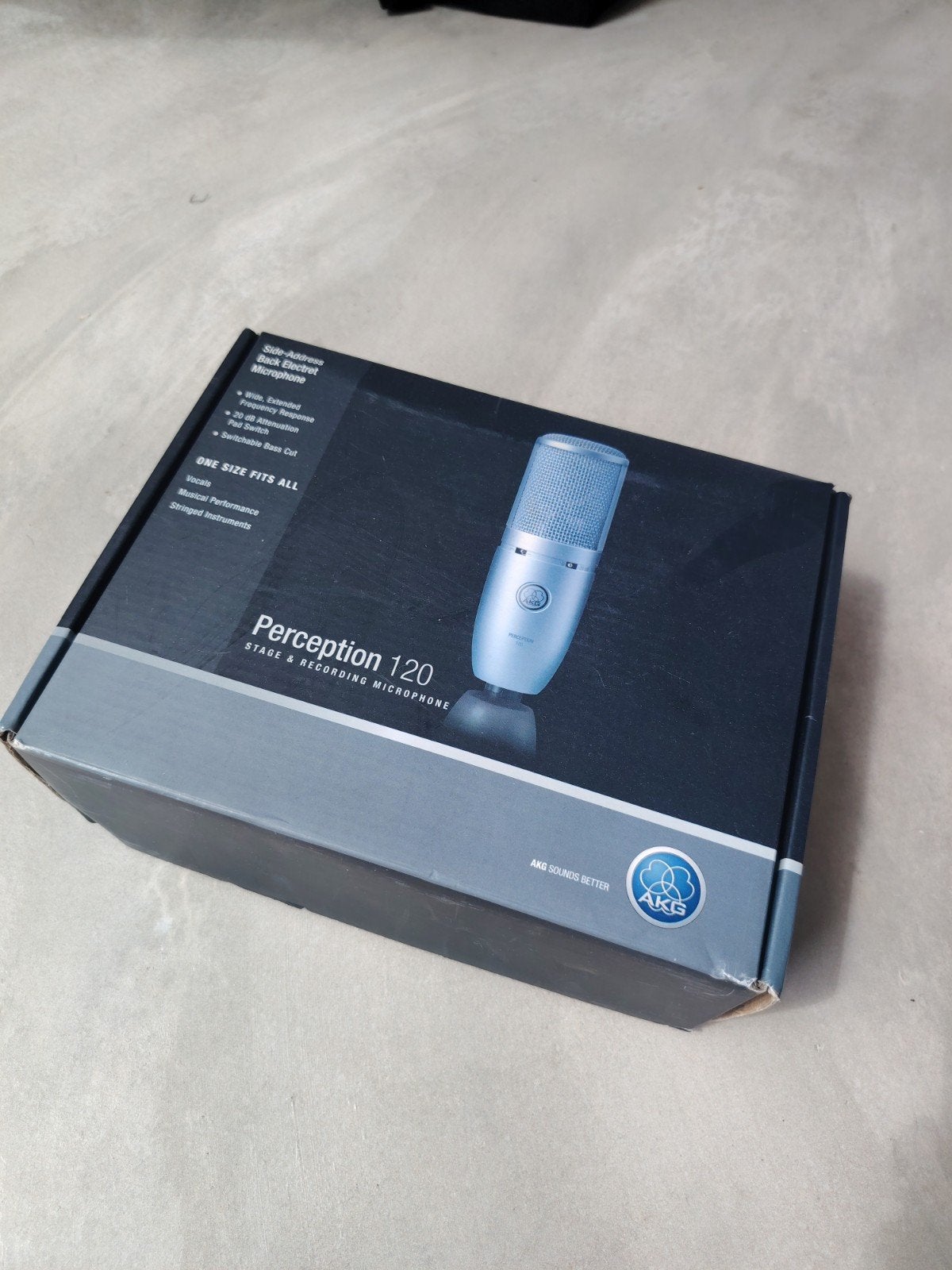 AKG Perception 120 Studiomicrofoon (zonder statief), Ophalen, Zo goed als nieuw, Studiomicrofoon