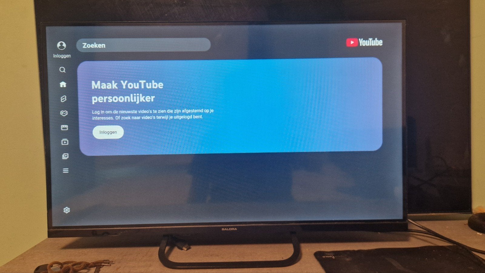 Salora tv zowat gloednieuw, LED, 50 Hz, HD Ready (720p), 80 tot 100 cm