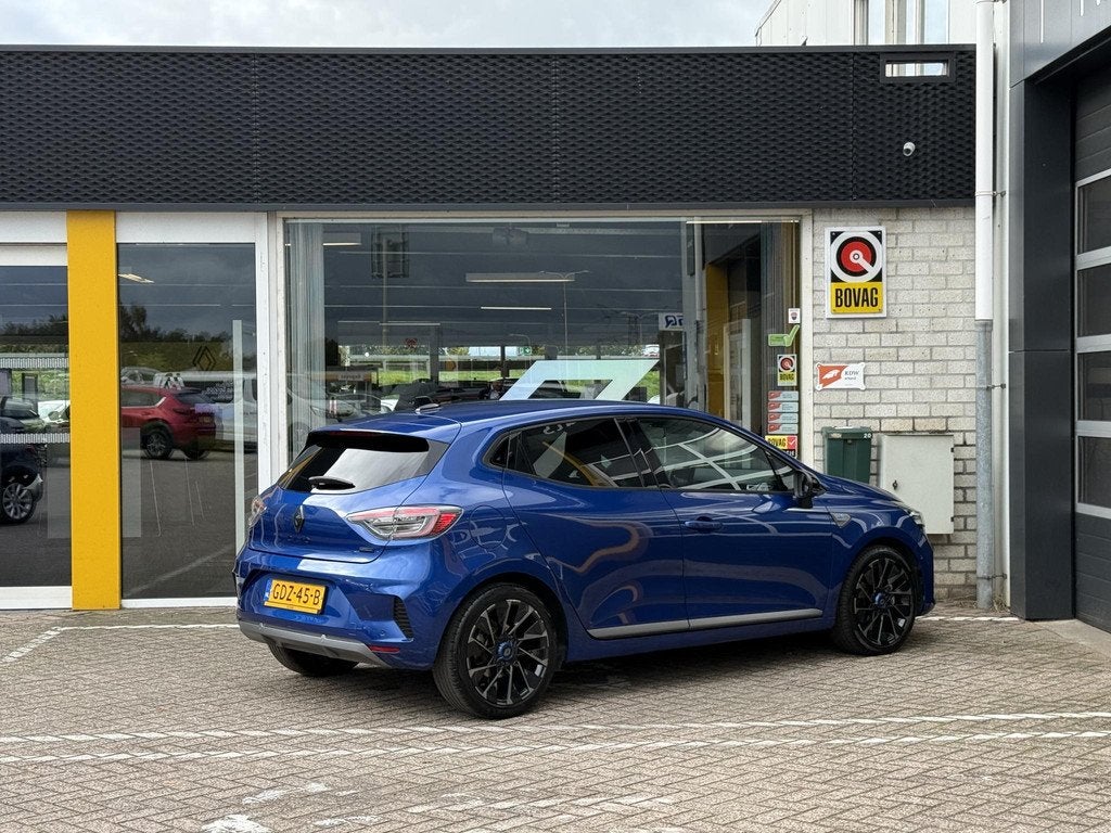 Renault Clio 1.6 E-Tech Full Hybrid 145 esprit Alpine | 360, Gebruikt, Met garantie (alle), Blauw, Leder en Stof