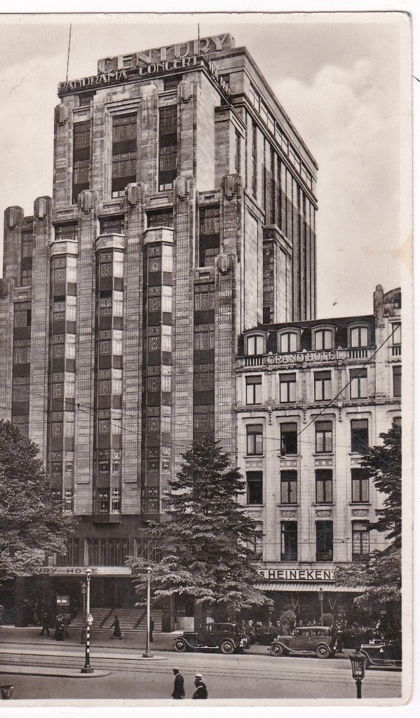 Antwerpen Century Hotel 1935 -met Heineken reclame-, Ophalen, 1920 tot 1940, Gelopen, Antwerpen