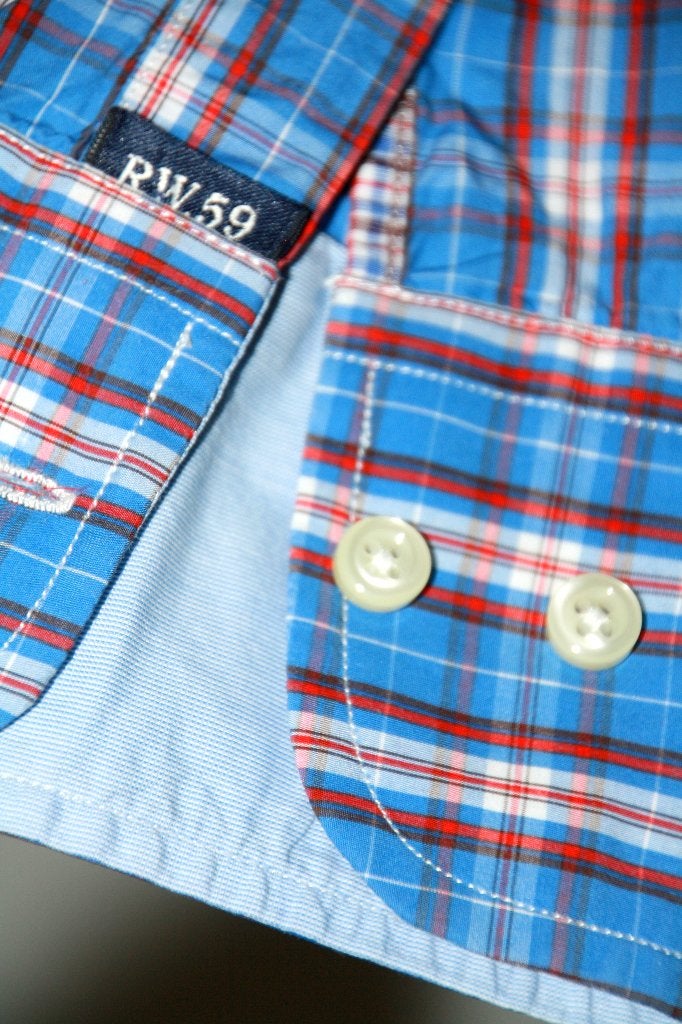 NIEUW RiverWoods blouse overhemd M River Woods Tight fit No2, Nieuw, Riverwoods, Blauw, Halswijdte 39/40 (M)