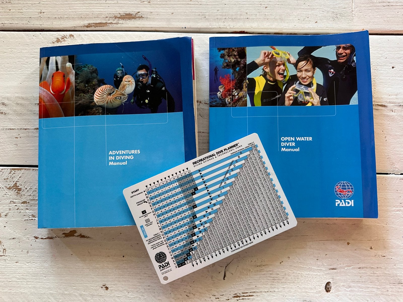PADI divers manual (duik handleiding), Ophalen, Beta, Zo goed als nieuw