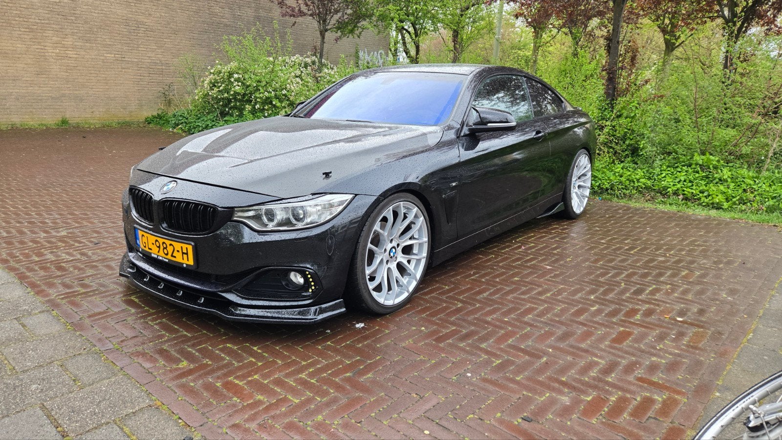 BMW 4-Serie 420 M4 look 2015 Zwart 20 inch breyton, Achterwielaandrijving, Zwart, 4 stoelen, Zwart
