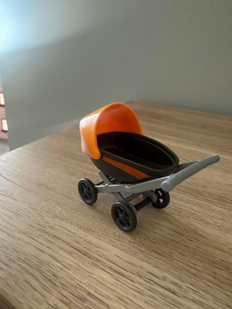 Playmobil set: Meisje, baby en kinderwagen, Ophalen of Verzenden, Gebruikt