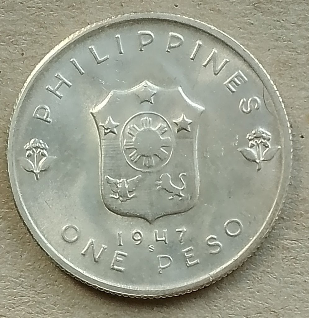 Filipijnen, 1 peso 1947 S, Ophalen of Verzenden, Zuidoost-Azië