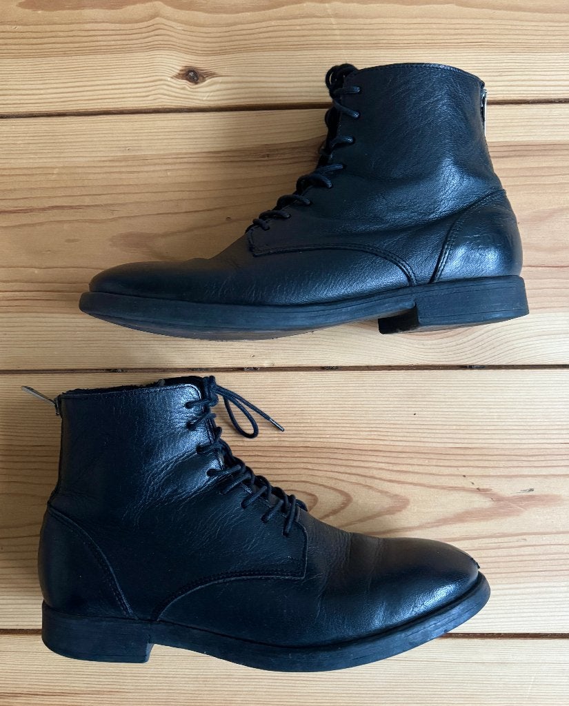 Leren Schoenen Replay - Leer Boots - maat 40, Bruin, Boots, Ophalen of Verzenden, Zo goed als nieuw