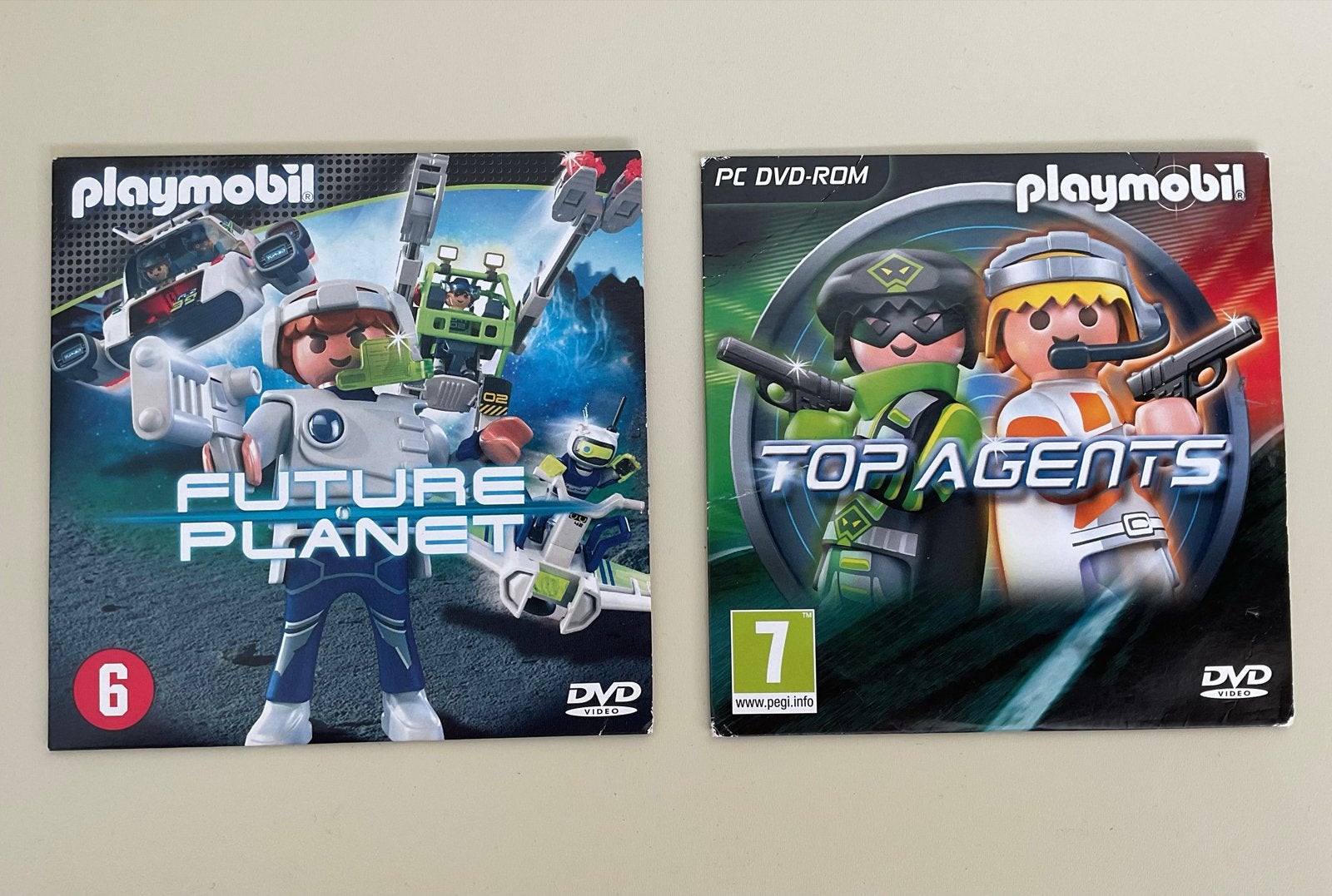 Playmobil DVD’s Future Planet & Top Agents DVD-ROM, Ophalen of Verzenden, Gebruikt, Overige typen