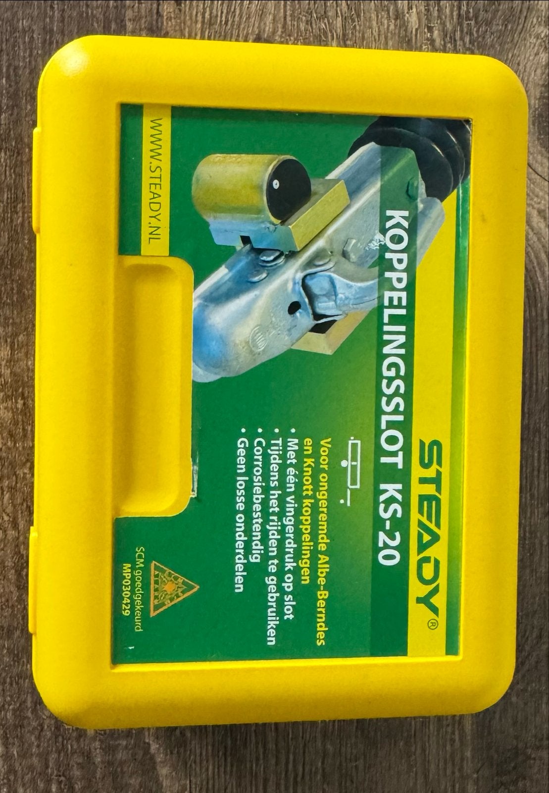 Steady Koppelingsslot KS-20 voor aanhangwagens, Ophalen, Nieuw