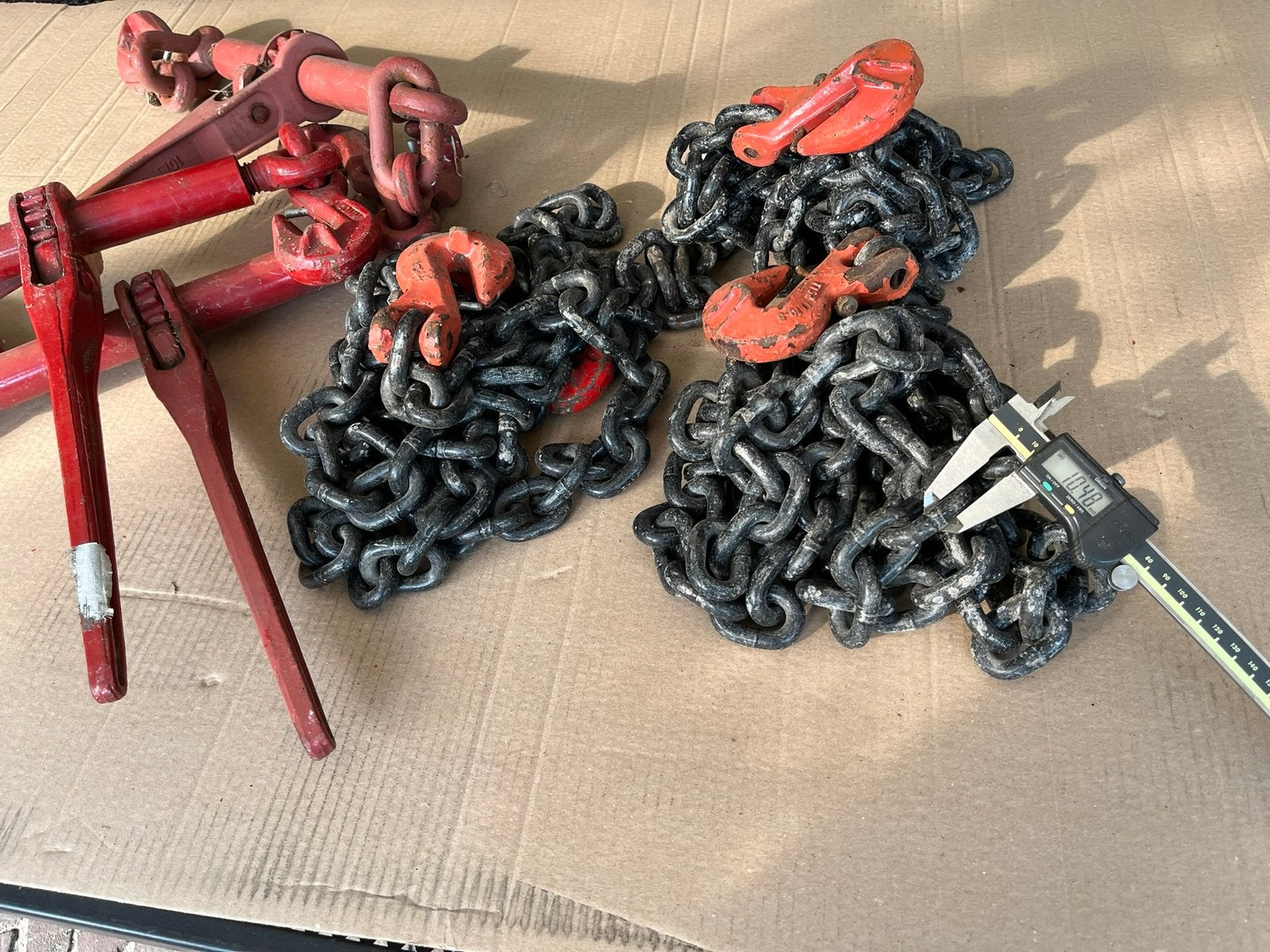 Ladings spanners, Ophalen, Gebruikt