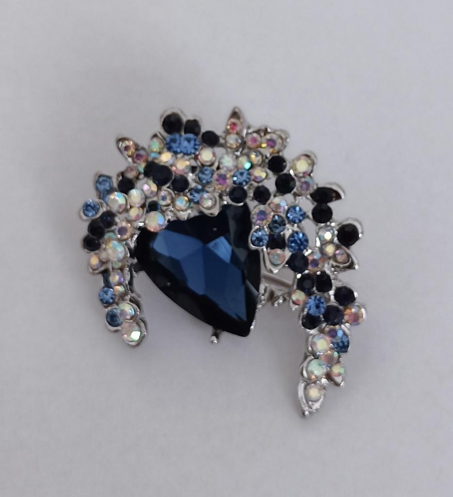 Bloem broche, Overige materialen, 4 tot 7 cm, Overige kleuren, Nieuw