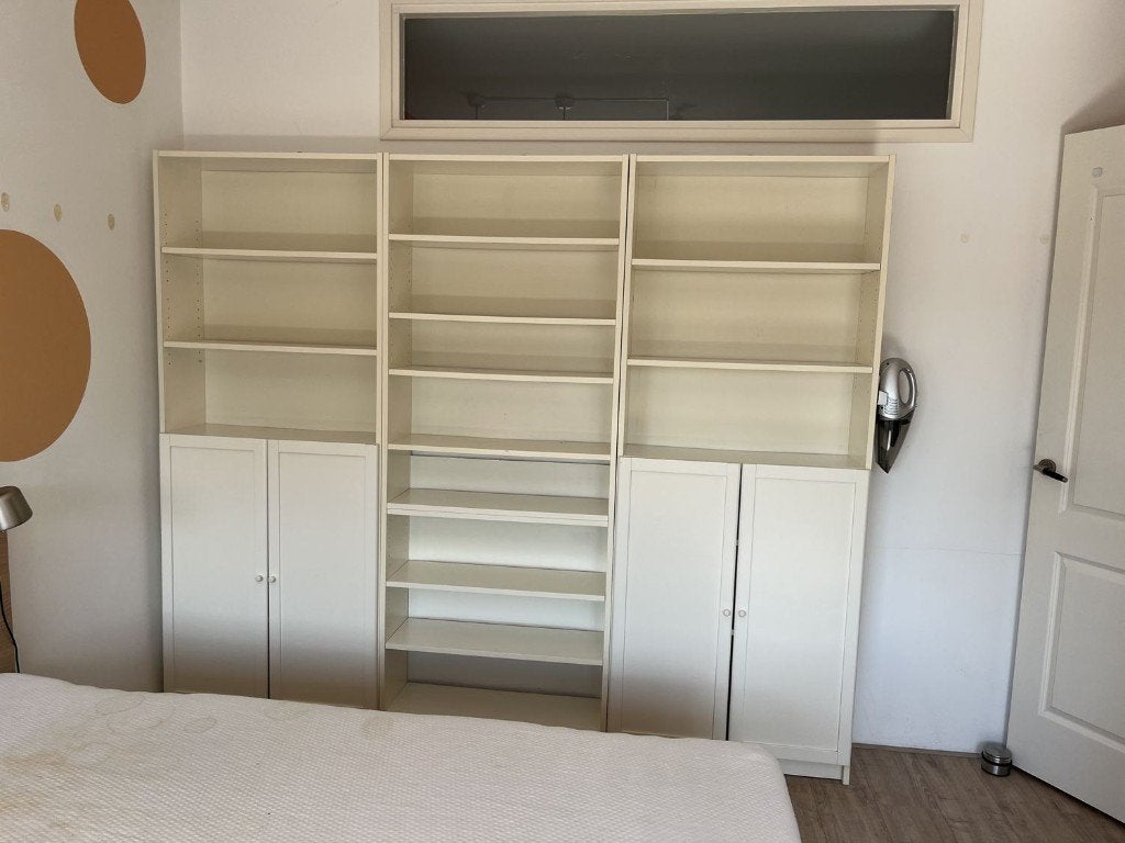 Witte Ikea Billy boekenkasten set, Huis en Inrichting, Kasten | Boekenkasten, Ophalen, 200 cm of meer, Scandinavisch, 50 tot 100 cm