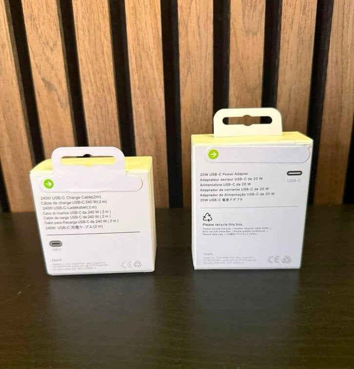 Originele Apple 20W Adapter + 240W USB-C Kabel (2 Meter), Telecommunicatie, Mobiele telefoons | Telefoon-opladers, USB-C, Adapter