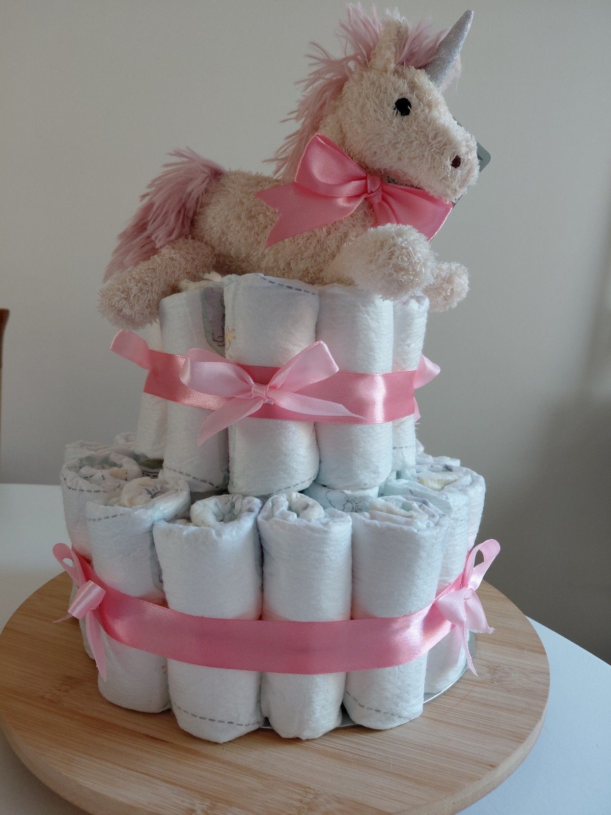 Luiertaart pampers met eenhoorn, Ophalen of Verzenden, Nieuw