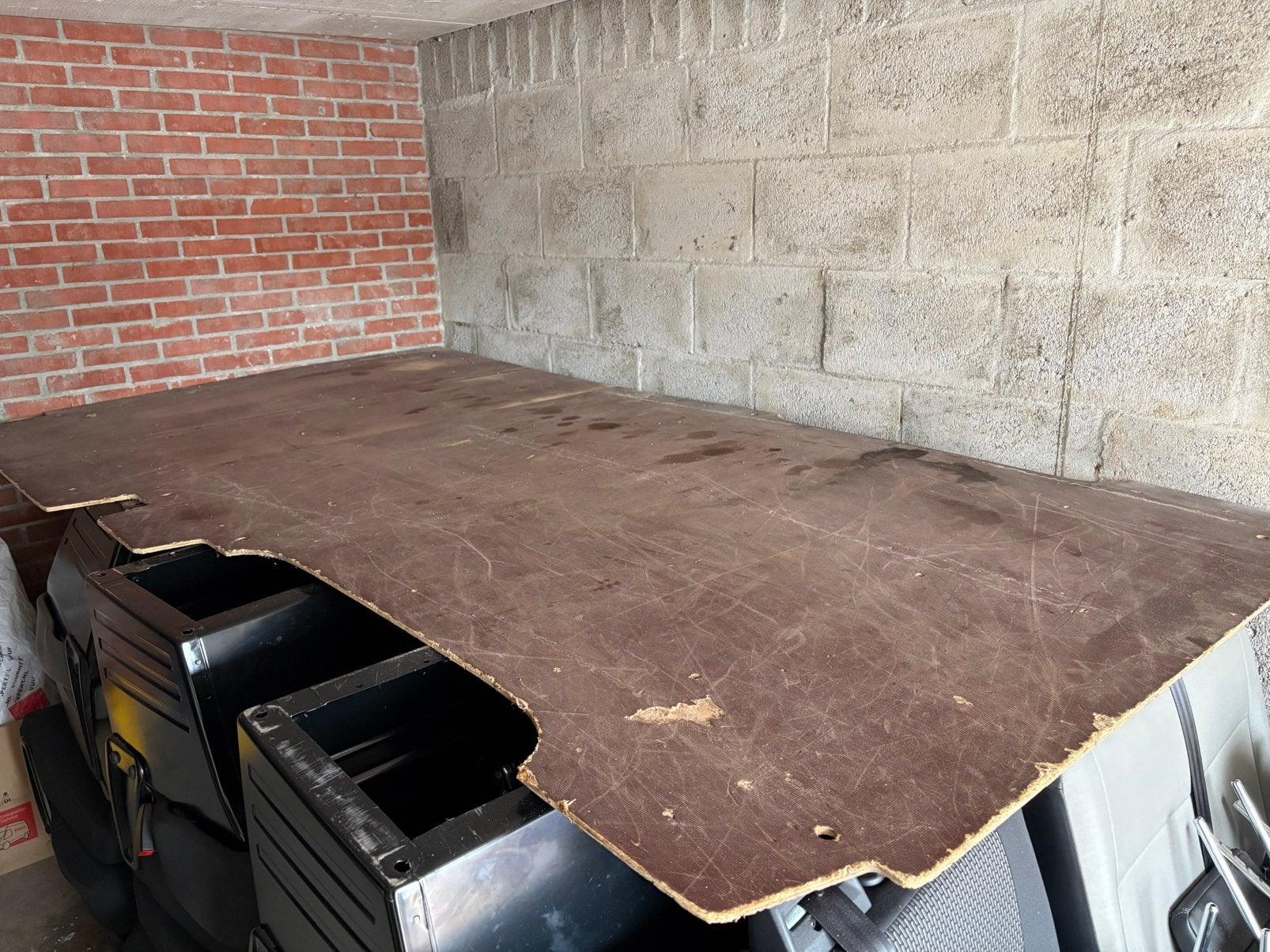 VW TRANSPORTER T5 T6 BETONPLEX VLOERPLAAT BODEM LANGE WIELBA, Ophalen, Volkswagen