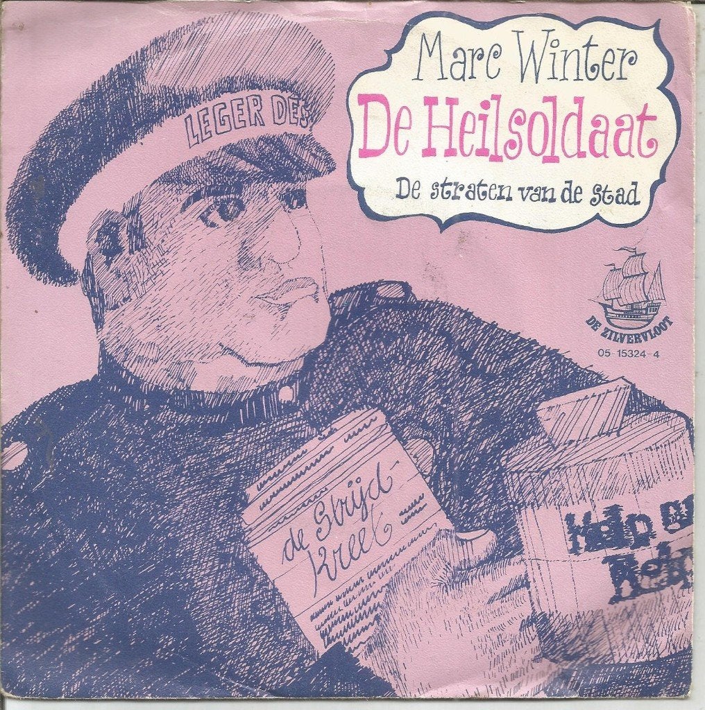 Marc Winter ‎– De Heilsoldaat (1974), Cd's en Dvd's, Gebruikt, Fotohoes, 7 inch, Ophalen of Verzenden