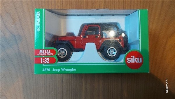 Siku 4870 Jeep Wrangler, Hobby en Vrije tijd, Modelauto's | 1:32, Ophalen of Verzenden, Zo goed als nieuw, Auto, SIKU